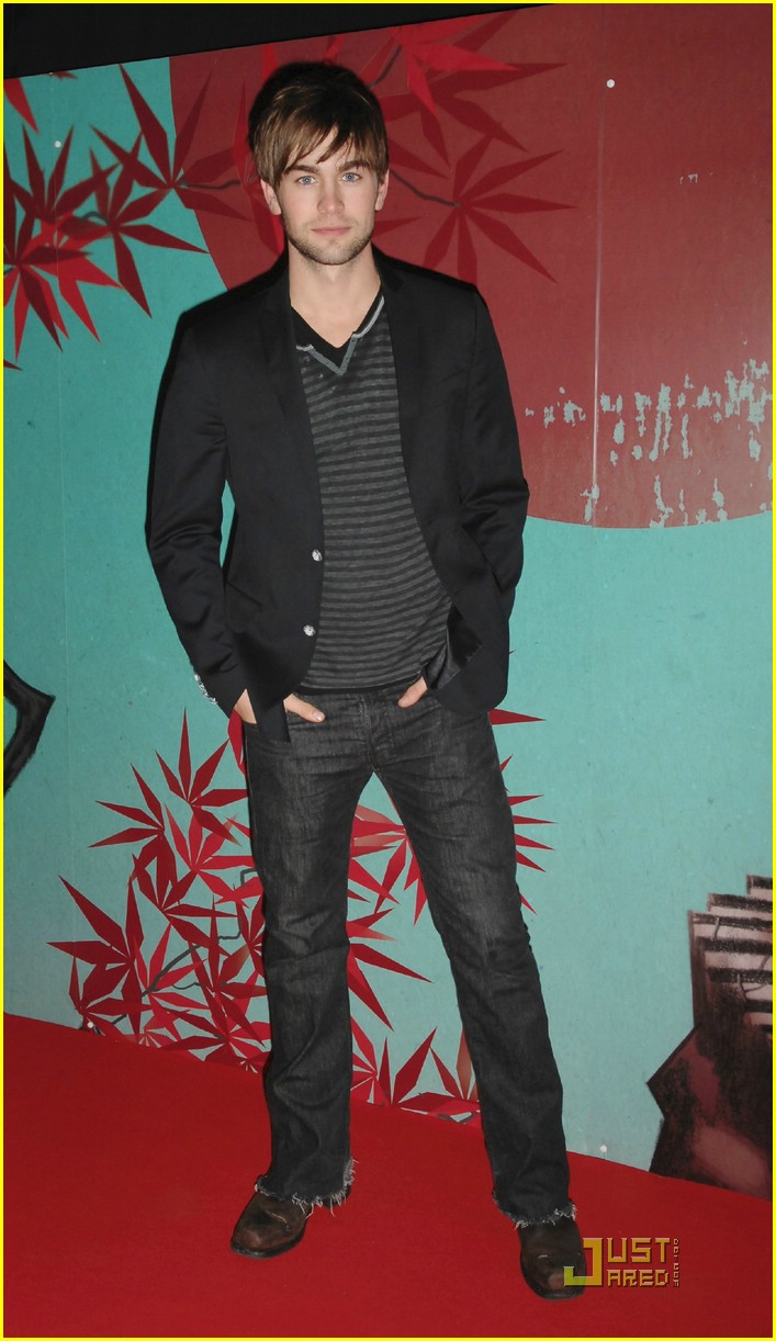 Chace Crawford Lights Up Oxford Street