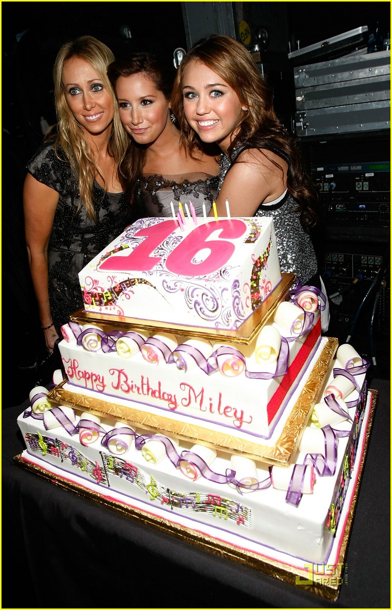 Miley Cyrus Celebrates Her Sweet 16 At The AMAs