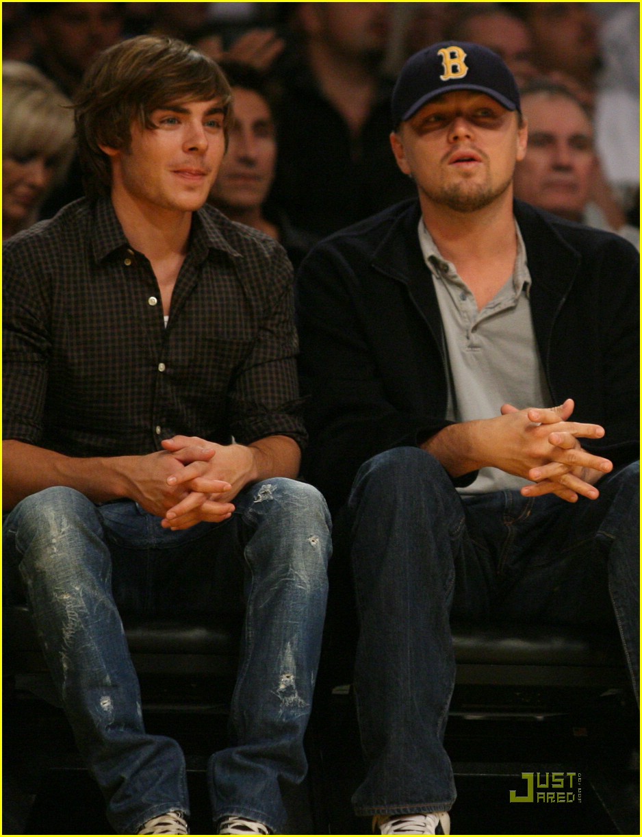 Zac Efron & Leonardo DiCaprio: Basketball Buddies