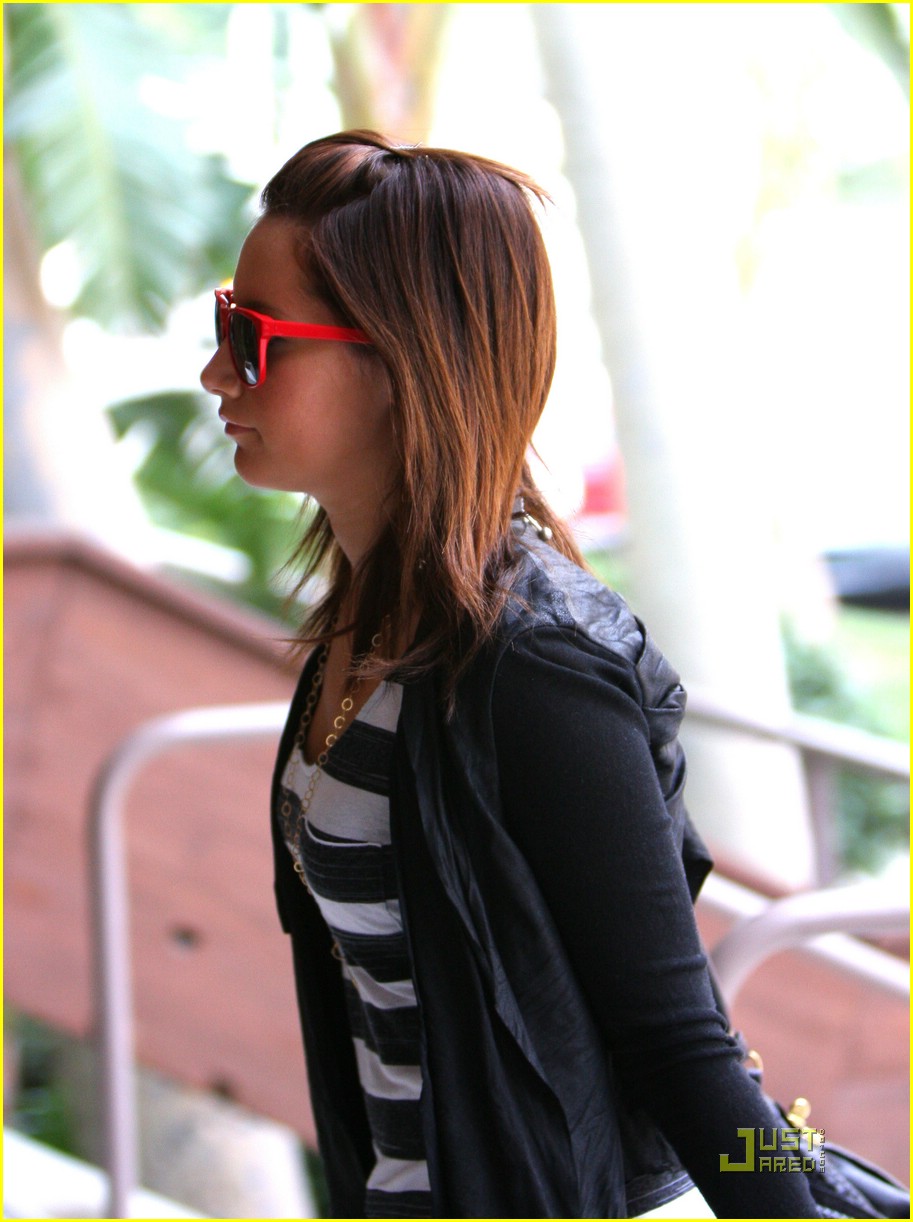 Ashley Tisdale is Ray-Ban Red