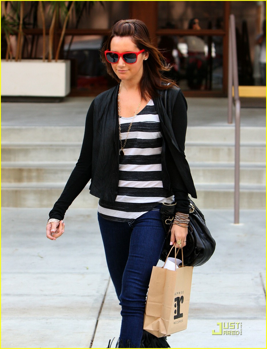 Ashley Tisdale is Ray-Ban Red