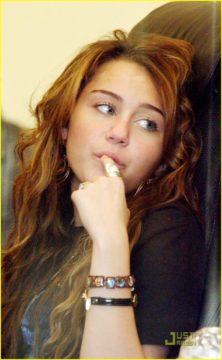 Miley Cyrus Has A Girl's Day Out