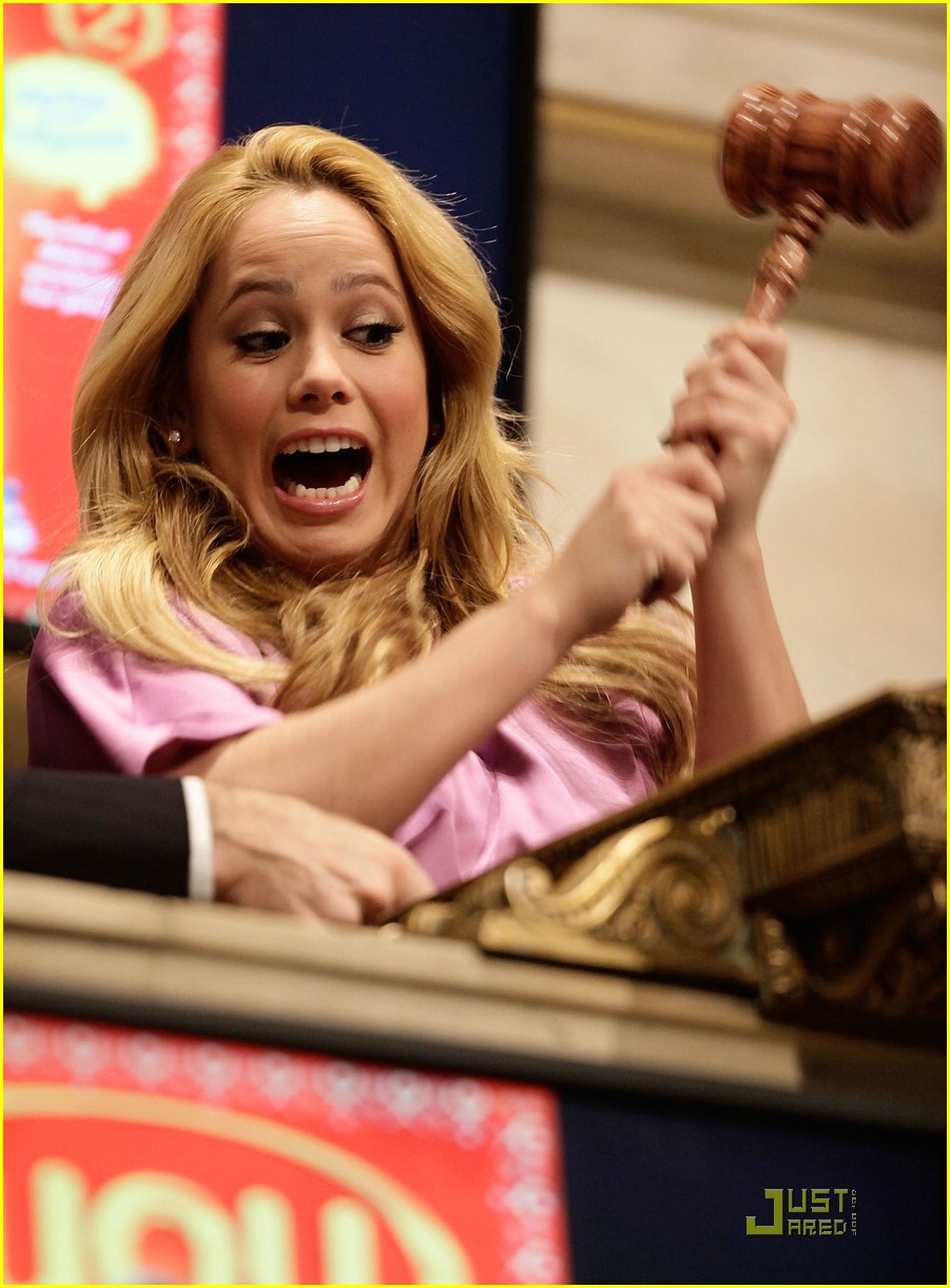 Sabrina Bryan Rings The NYSE Bell