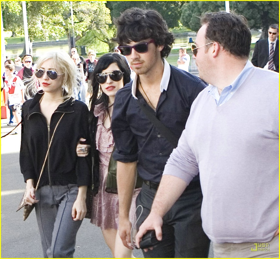 Joe Jonas Visits The Veronicas