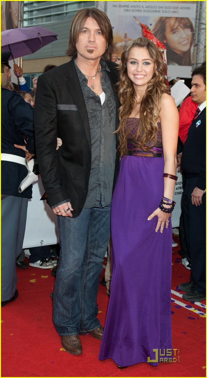 Miley Cyrus Premieres Hannah Montana in Rome
