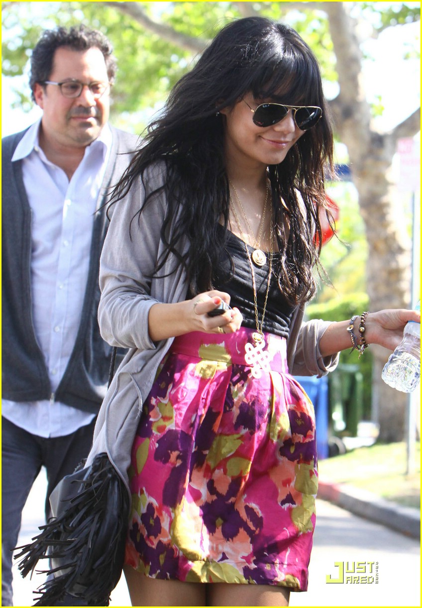 Vanessa Hudgens: Floral Skirt Flirty