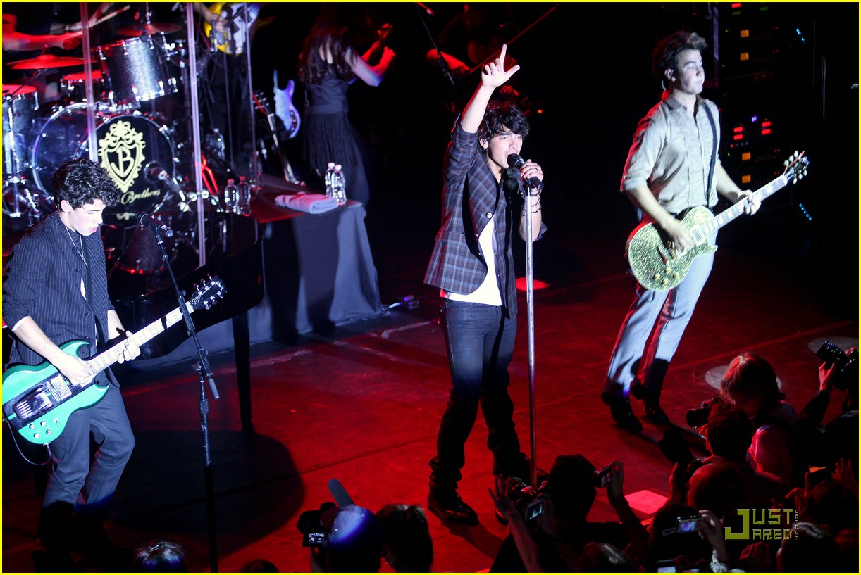 The Jonas Brothers Rock Out Irving Plaza