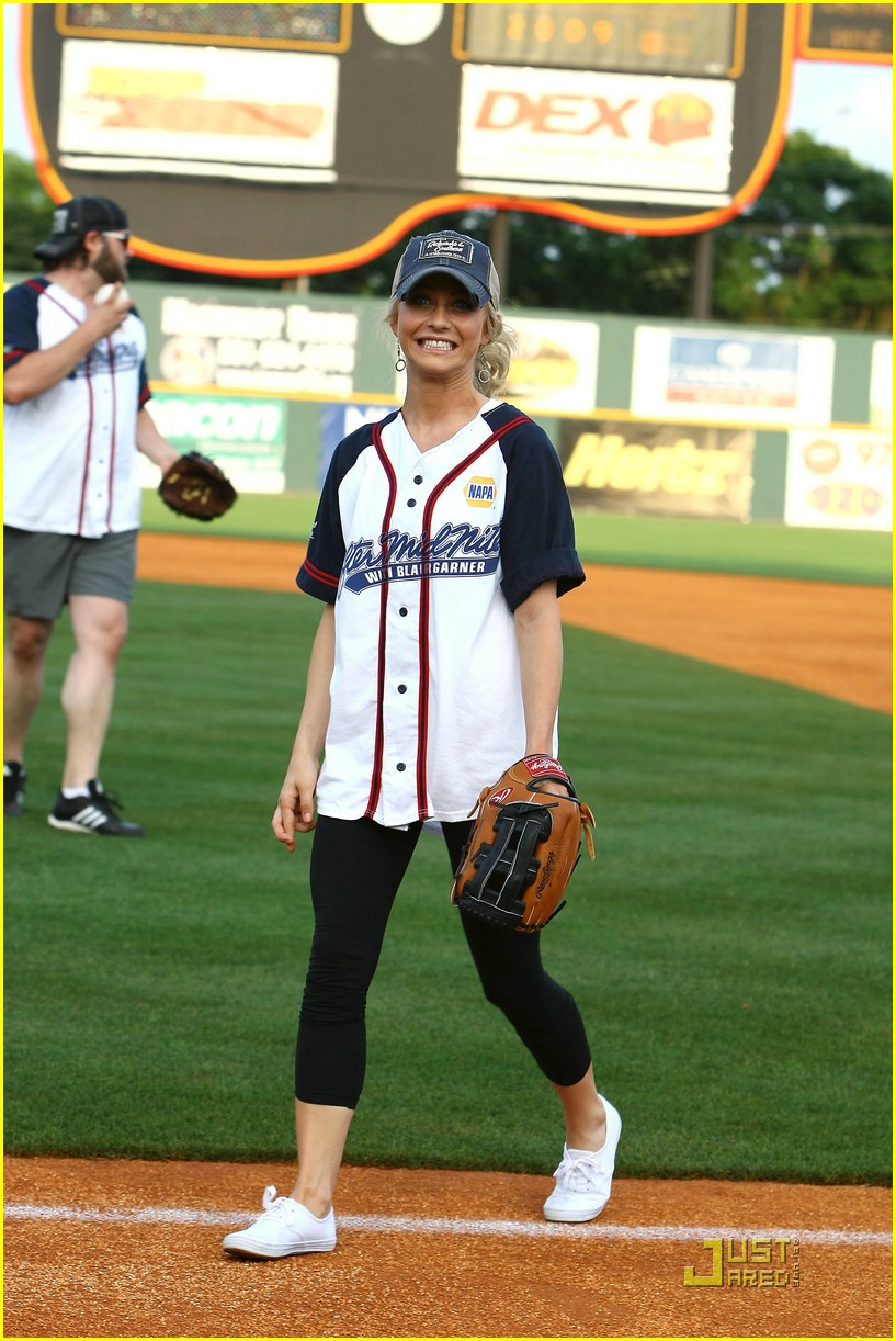 Julianne Hough Catches For Charity