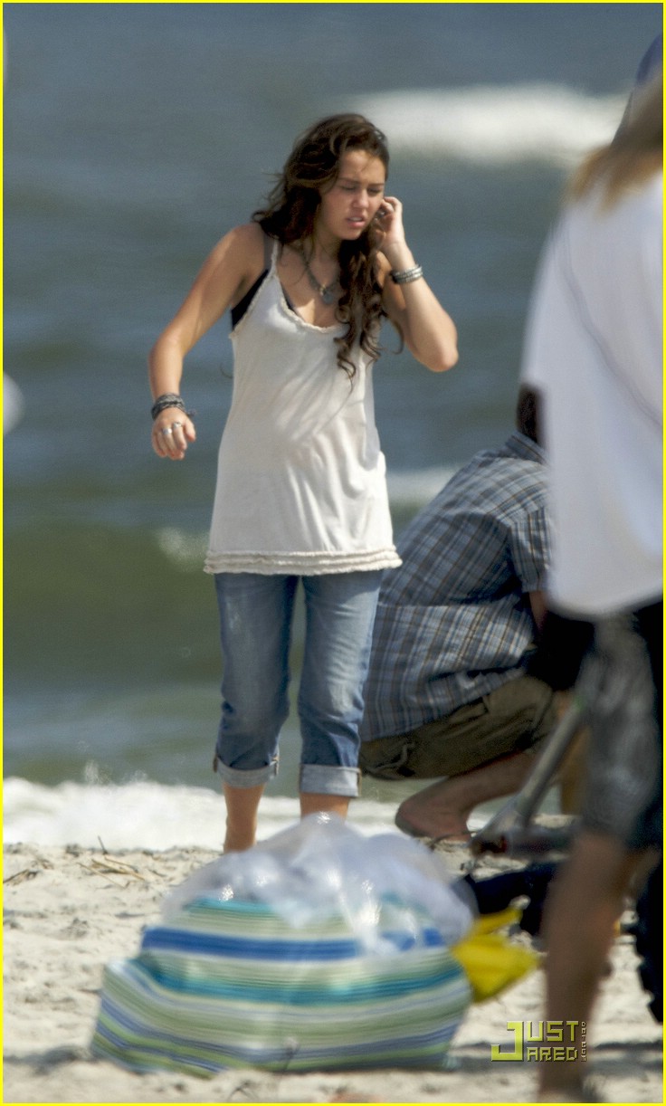 Miley Cyrus is a Beach Beauty