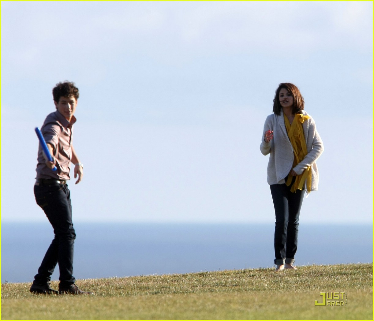 Selena Gomez & Nick Jonas: Wiffle Ball Buddies