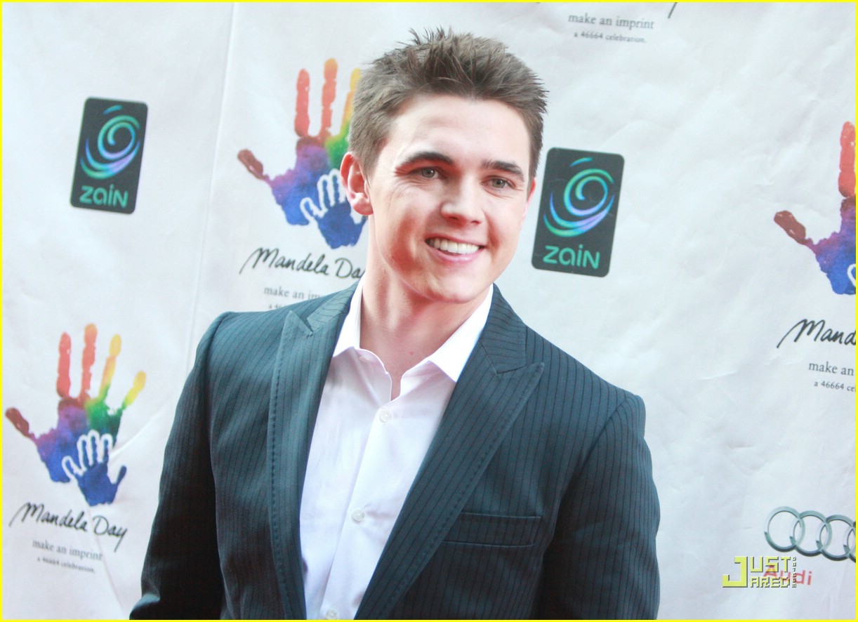 Jesse McCartney Celebrates Mandela Day