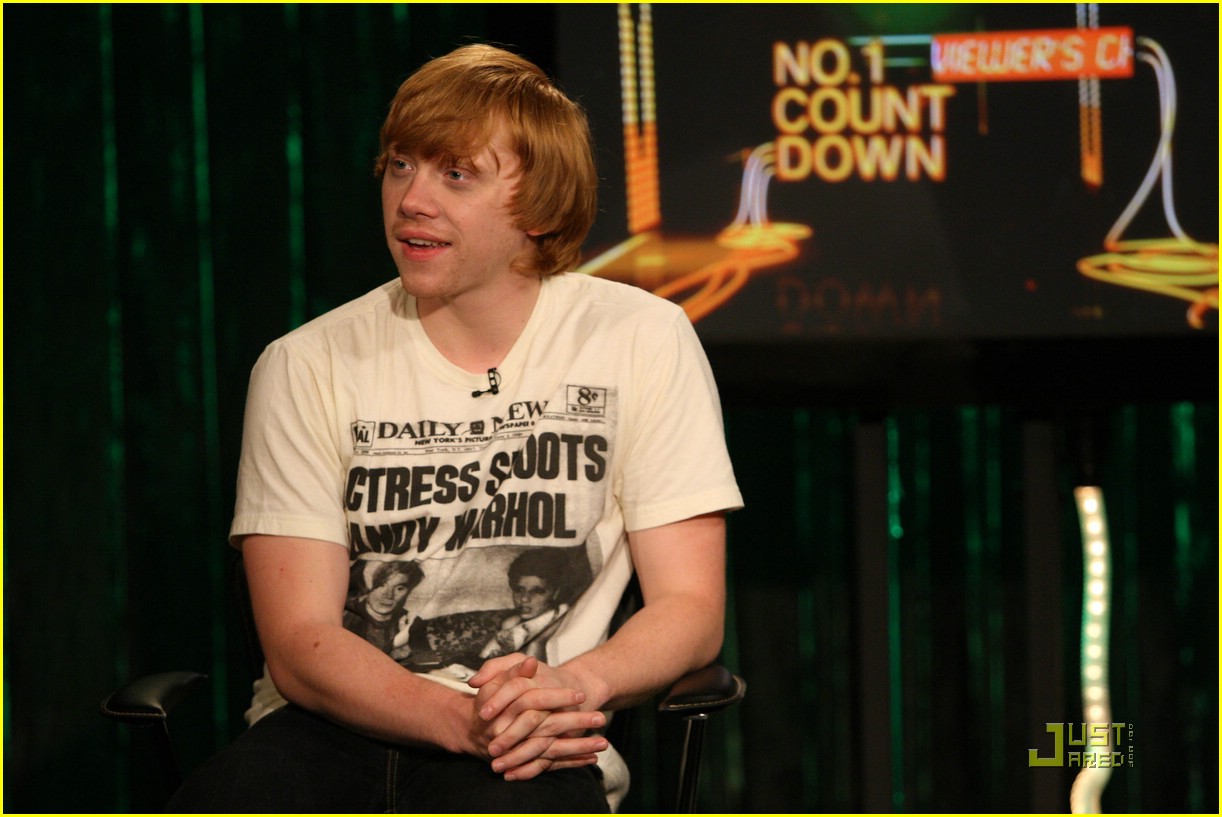 Rupert Grint Raps For Regis