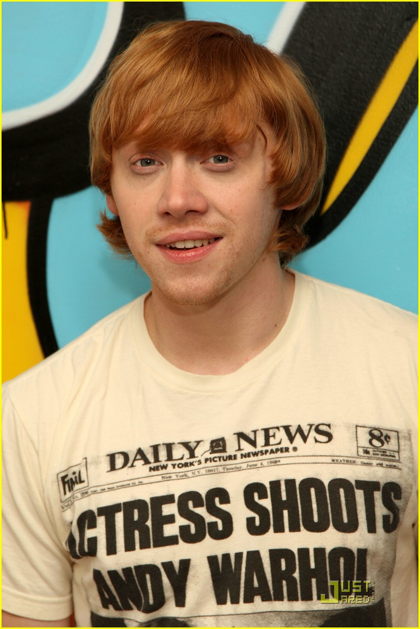 Rupert Grint Raps For Regis