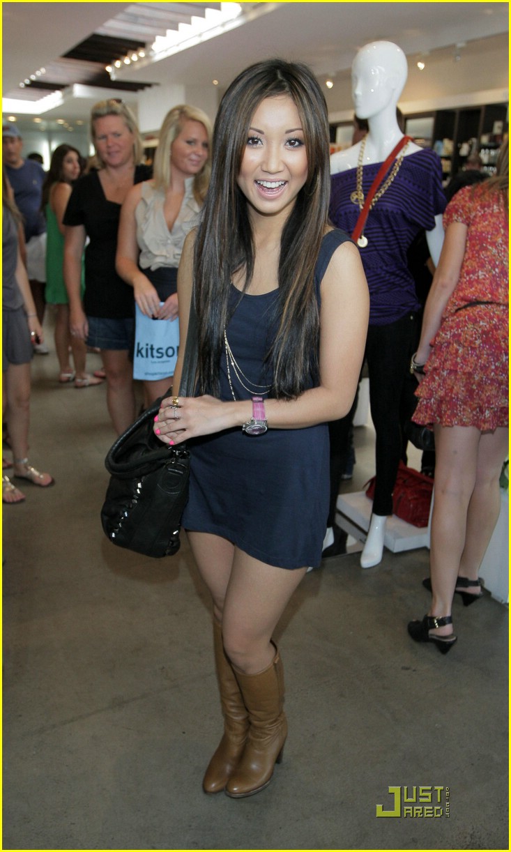 Brenda Song Bares Her Back