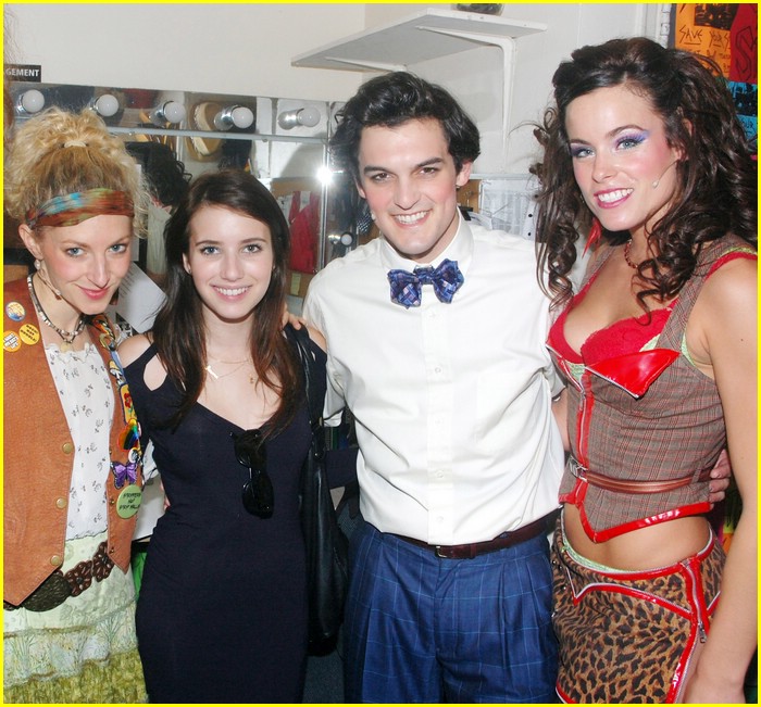 Emma Roberts Visits Rock Of Ages