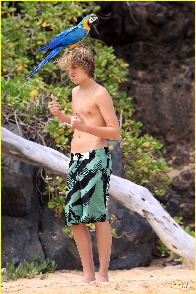 Cole Sprouse Has A Parrot Pout