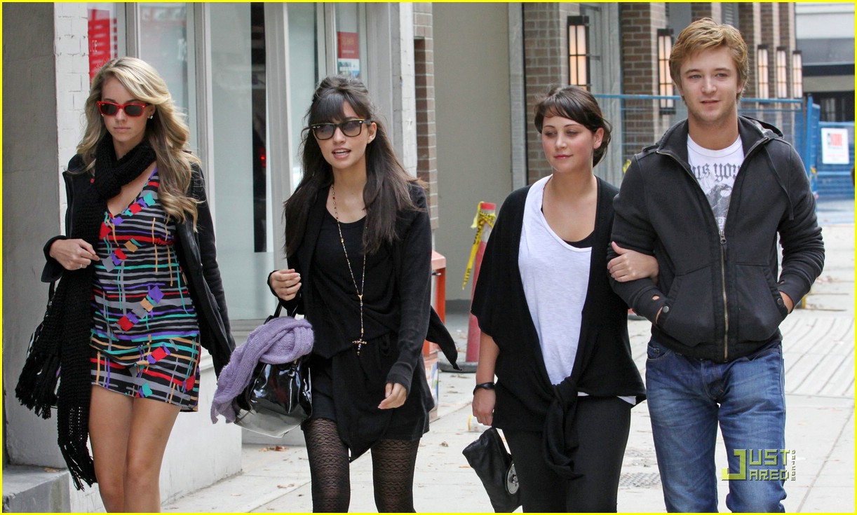 Christian Serratos Strolls Downtown Vancouver
