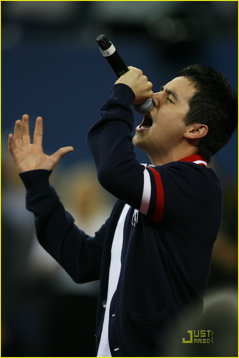 David Archuleta Performs At US Open