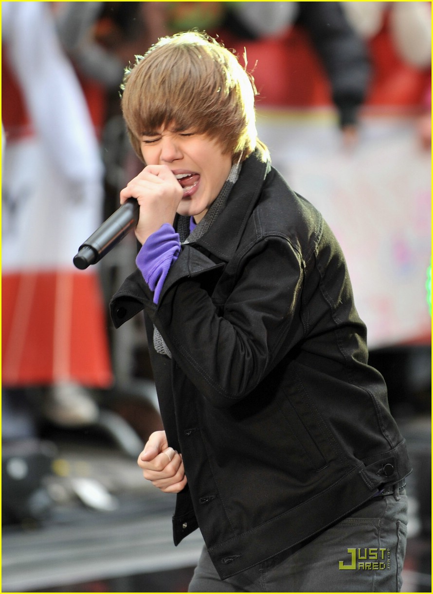 Justin Bieber Performs On The Today Show