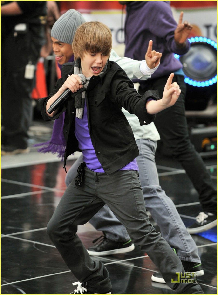 Justin Bieber Performs On The Today Show