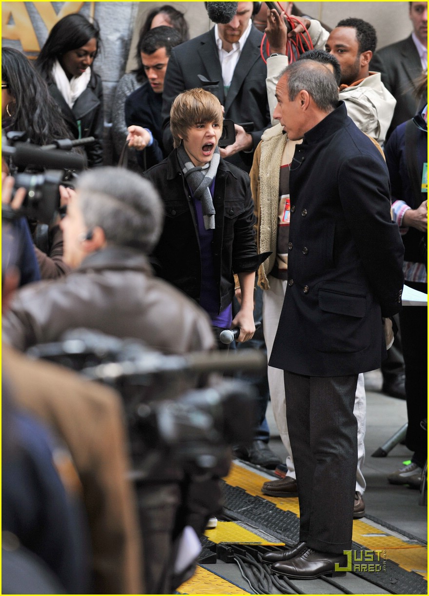 Justin Bieber Performs On The Today Show
