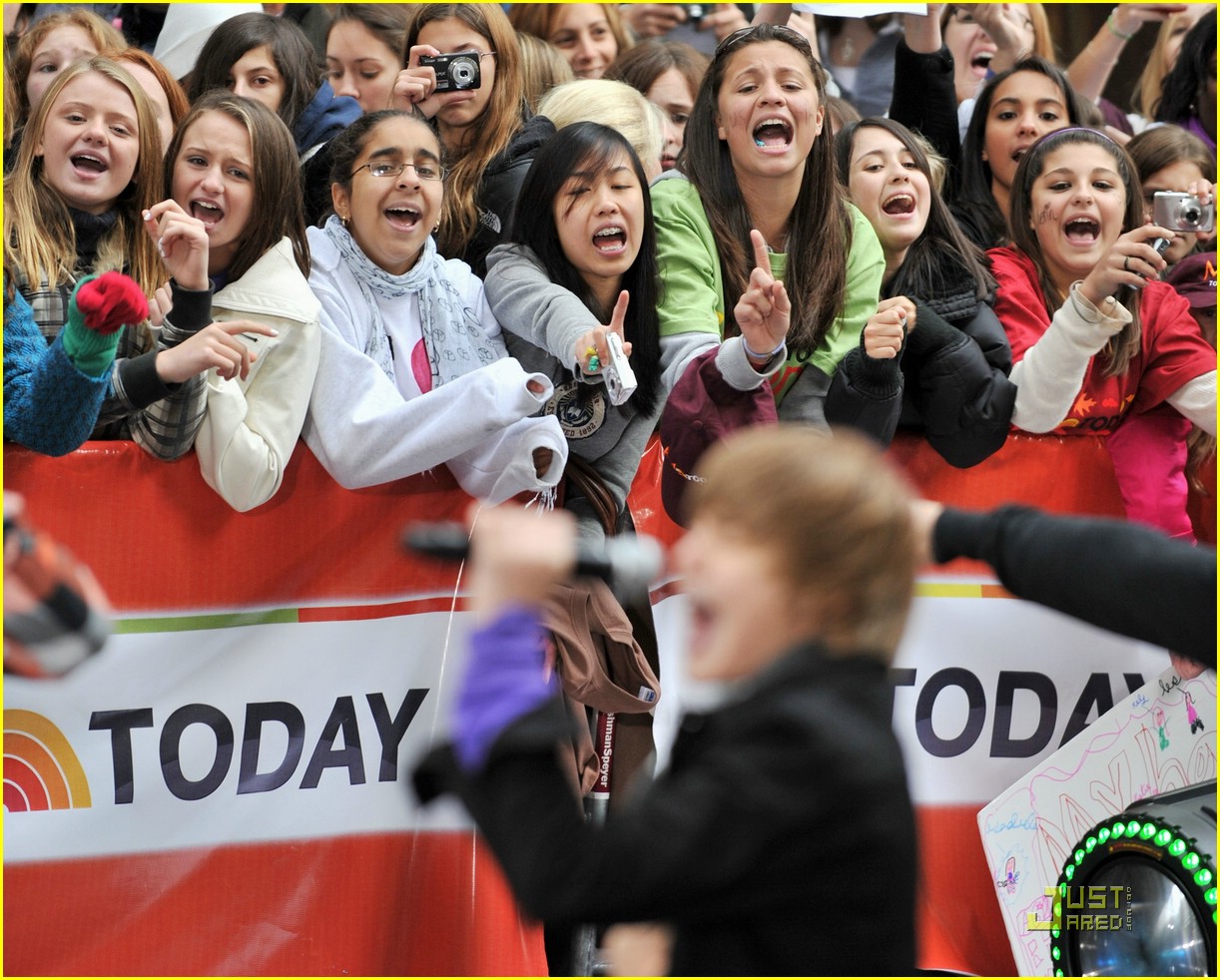 Justin Bieber Performs On The Today Show