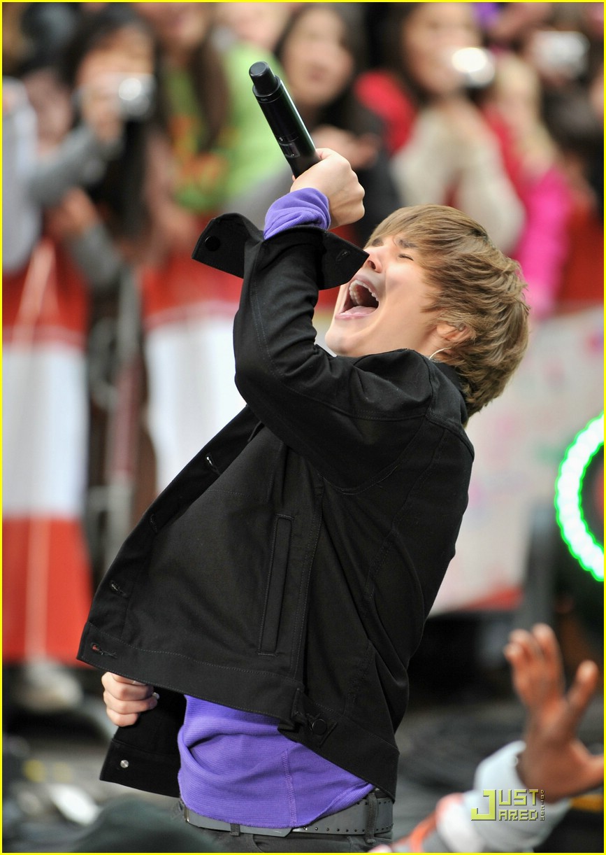 Justin Bieber Performs On The Today Show