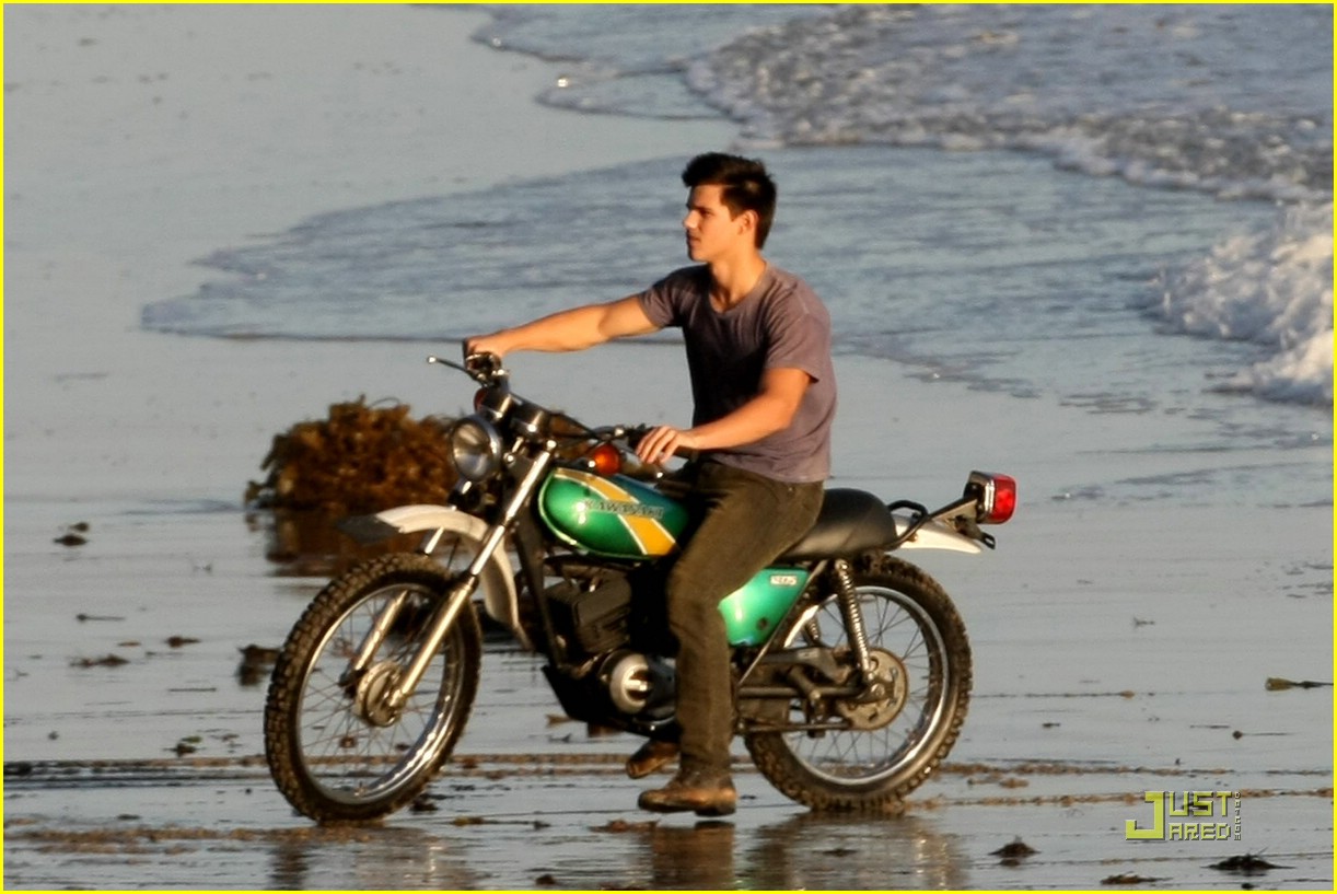 Taylor Lautner is a Motorcycle Man