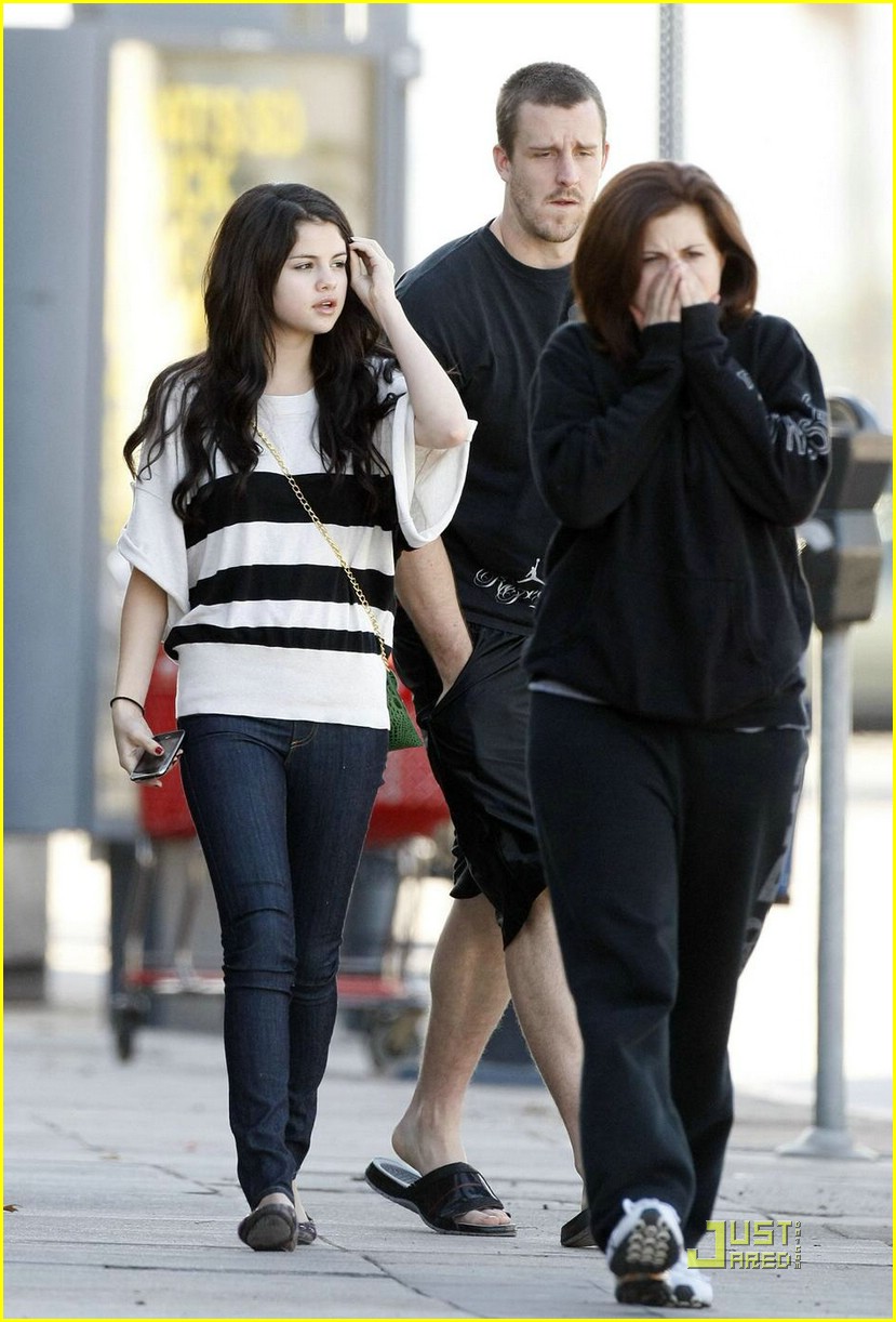 Selena Gomez is a Striped Sweetie