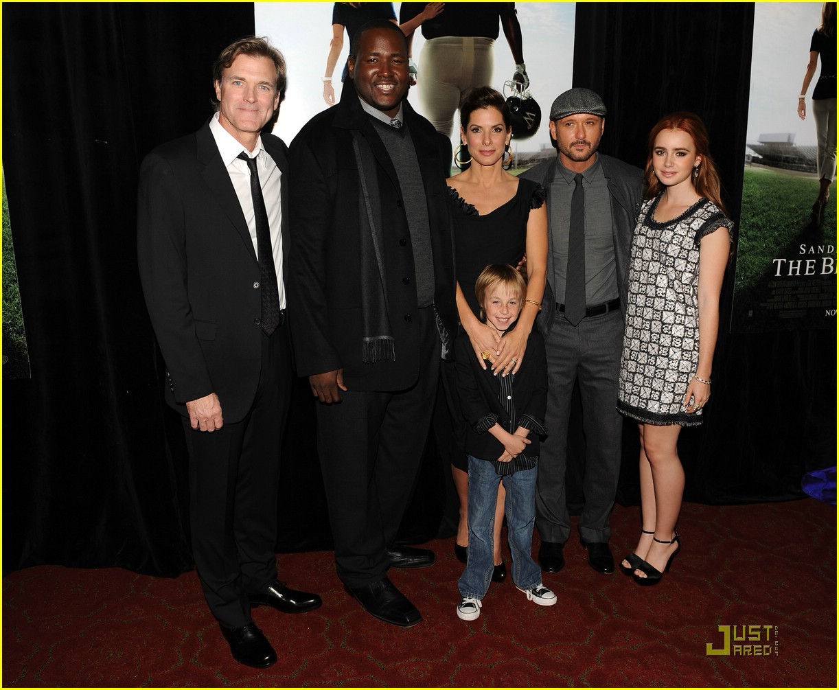 Lily Collins Premieres The Blind Side
