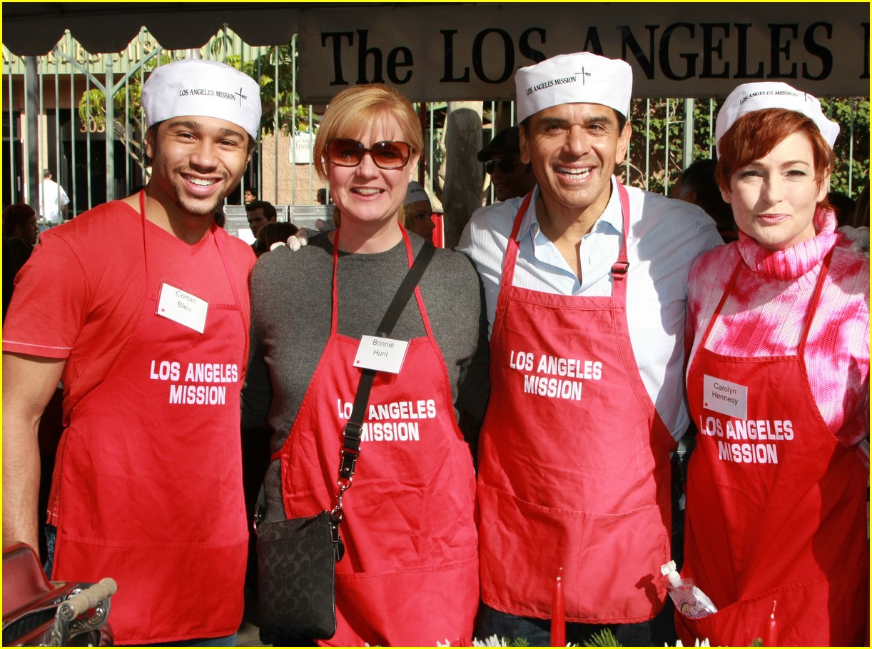 Corbin Bleu Serves Up Christmas Eve Dinner