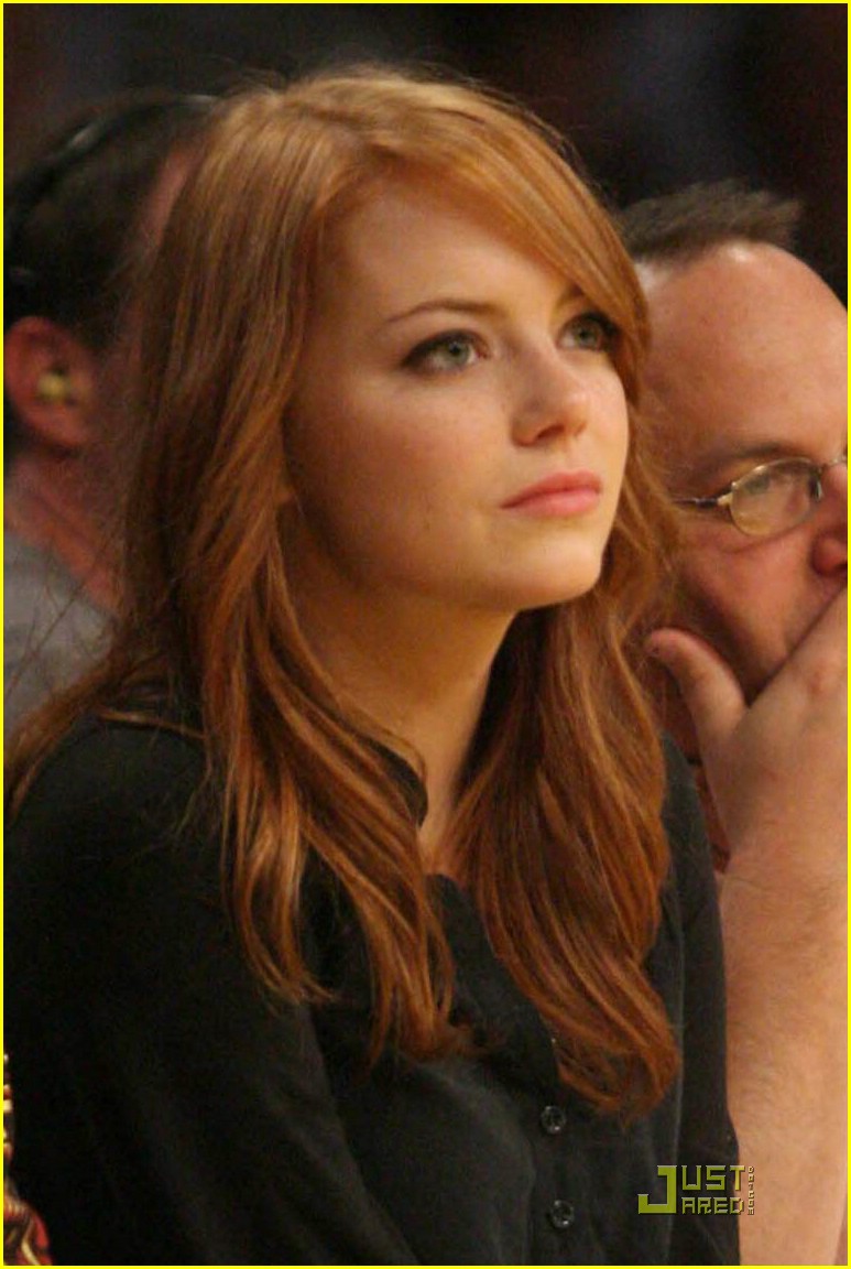 Emma Stone is a Lakers Lady