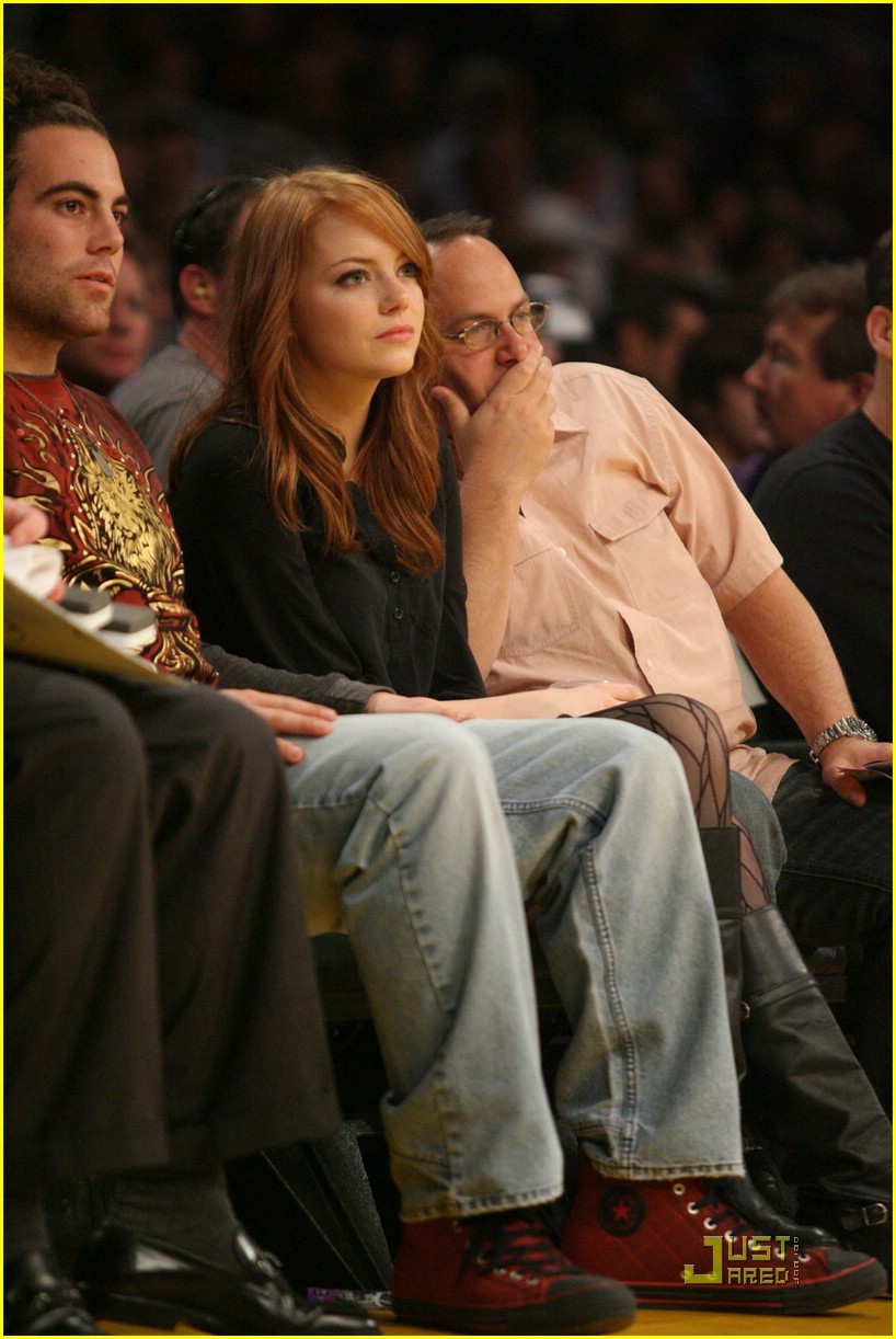 Emma Stone is a Lakers Lady