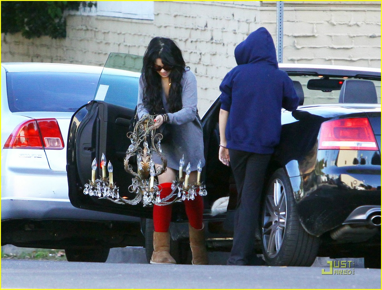 Vanessa Hudgens: Red Stocking Silly