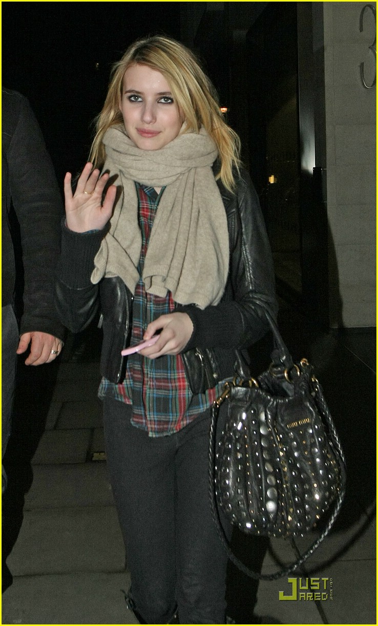 Emma Roberts is Mayfair Merry
