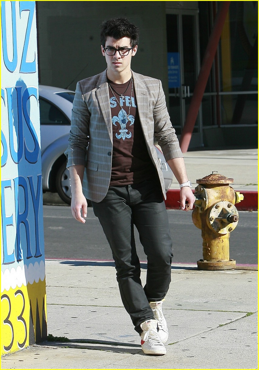 Joe Jonas Celebrates Super Bowl Sunday