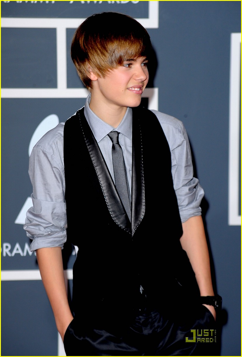 Justin Bieber Meets Beyonce at the Grammys