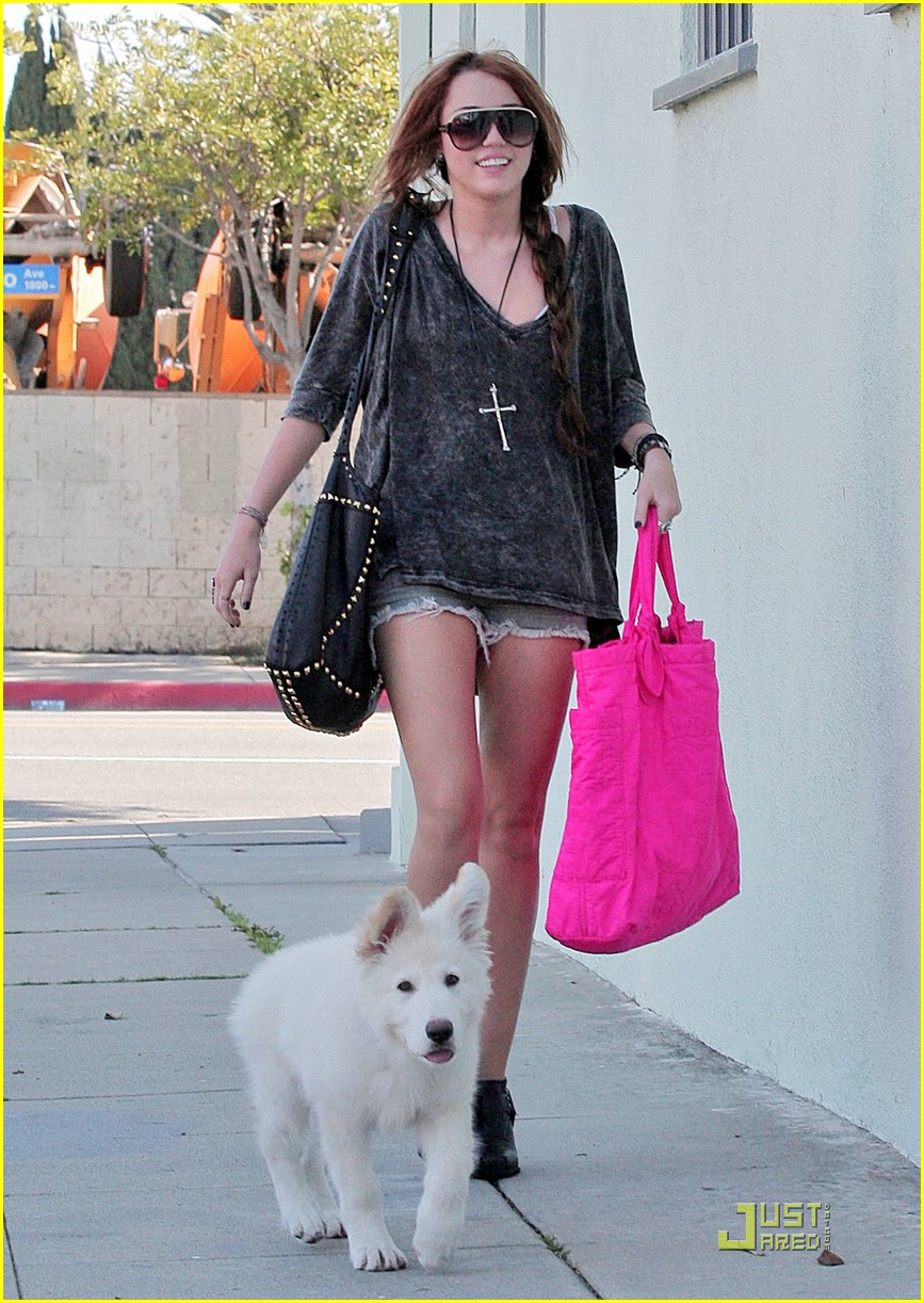 Miley Cyrus & Mate Head to the Studio