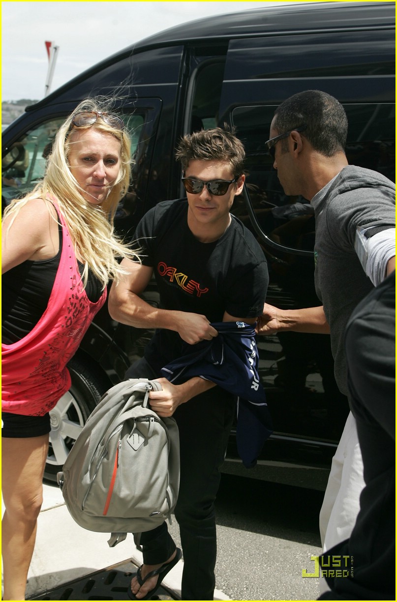 Zac Efron Learns To Surf
