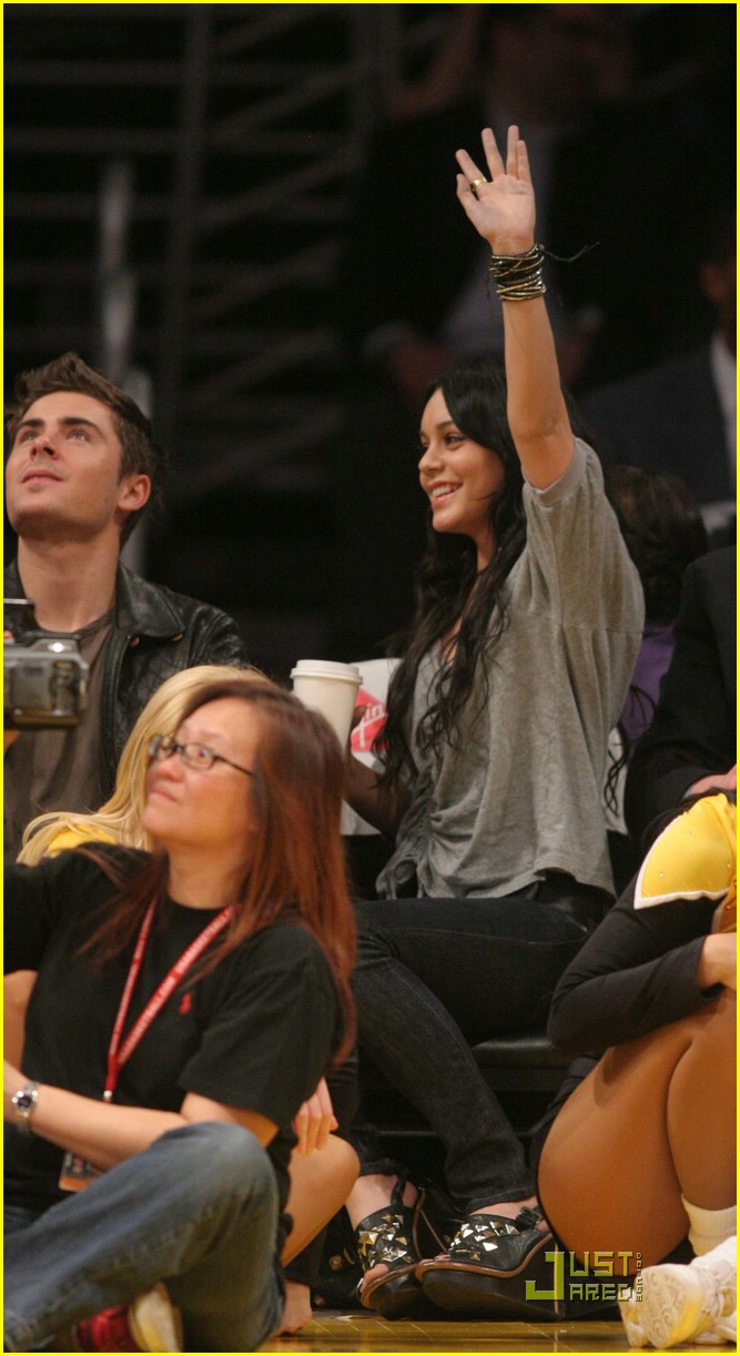Zac Efron & Vanessa Hudgens Love Their Lakers
