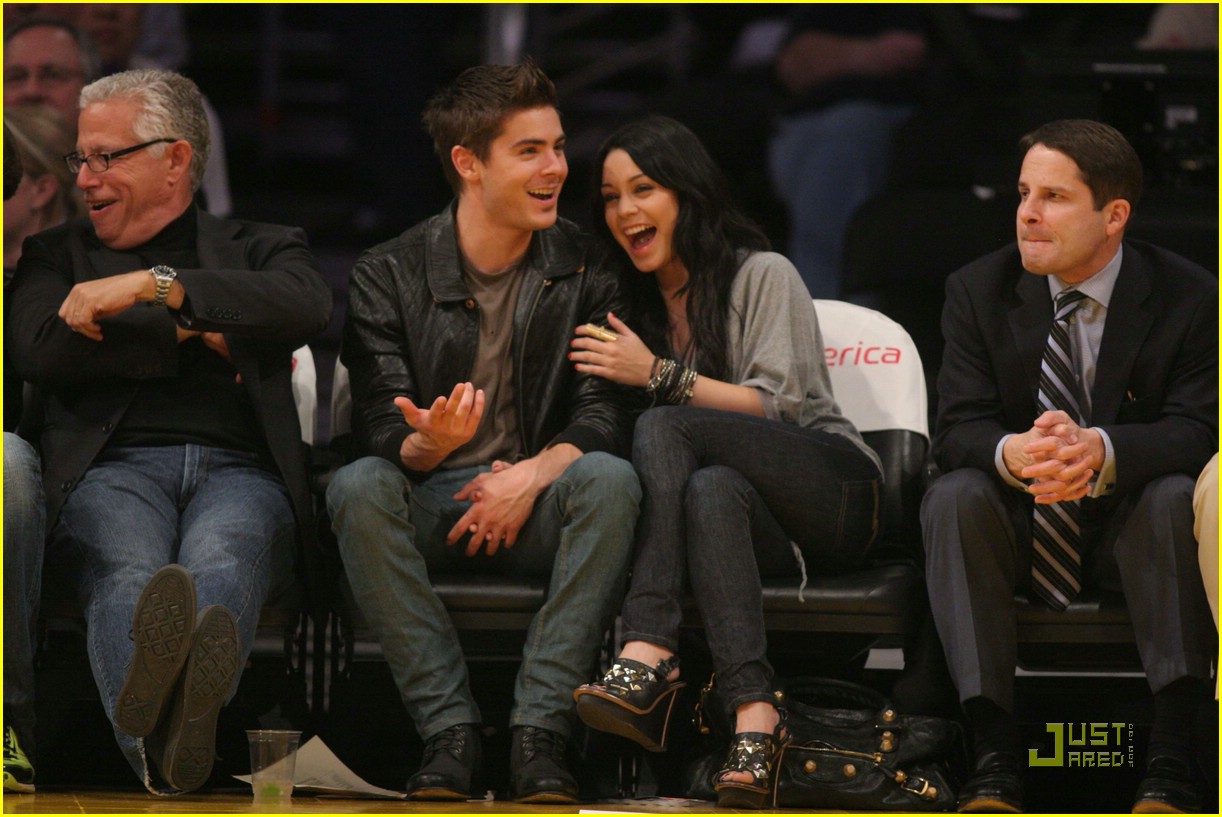 Zac Efron & Vanessa Hudgens Love Their Lakers