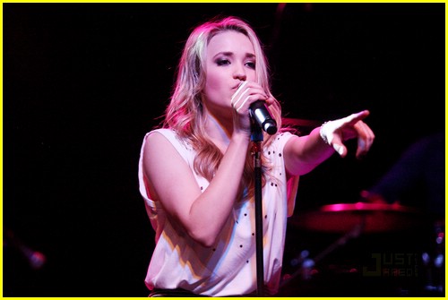 Emily Osment Pumps Up Irving Plaza