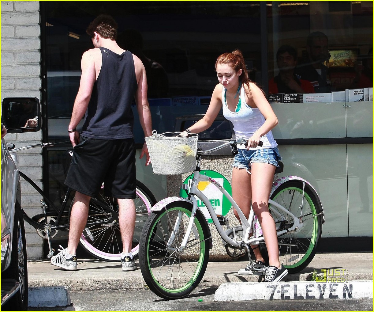 Miley Cyrus & Liam Hemsworth: Biking Buddies