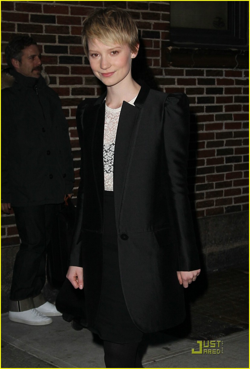Mia Wasikowska: Late Night With Letterman!