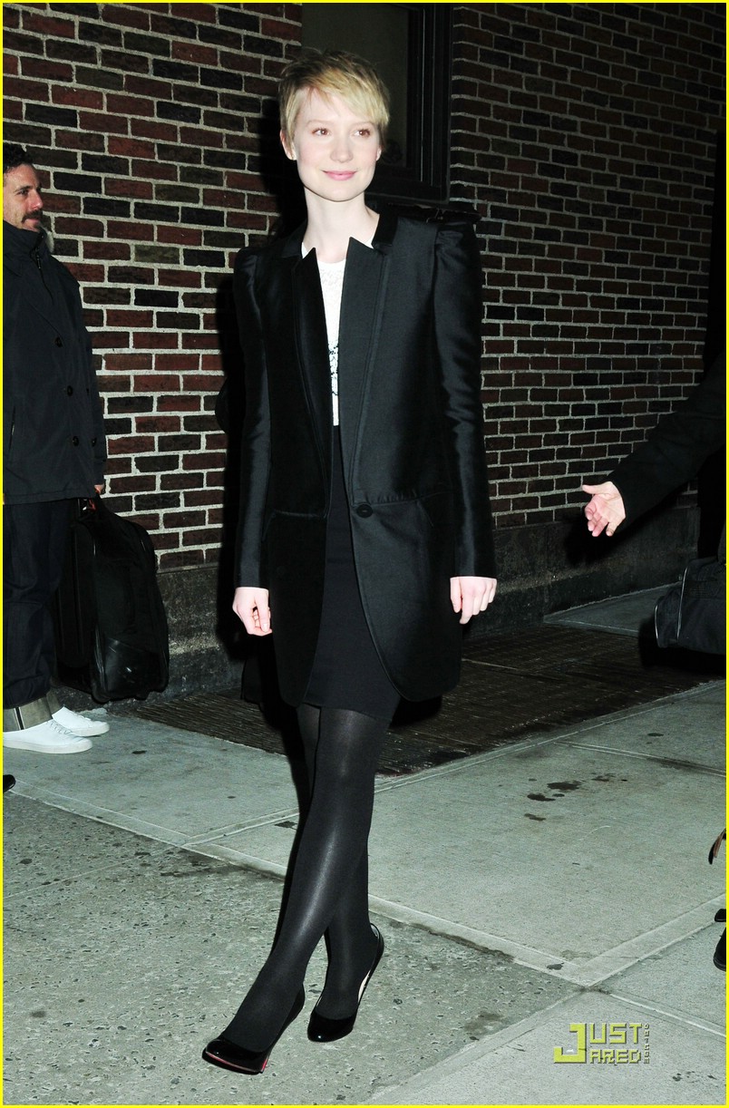Mia Wasikowska: Late Night With Letterman!