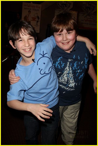 Zachary Gordon & Robert Capron are Palace Pals