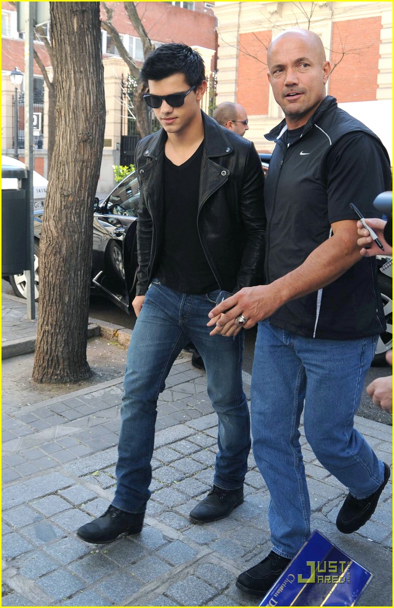Taylor Lautner is a Belstaff Boy