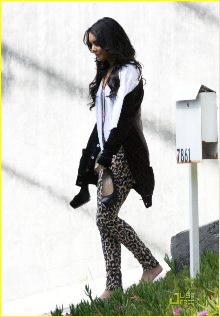 Vanessa Hudgens: Leopard Print Pants Pretty