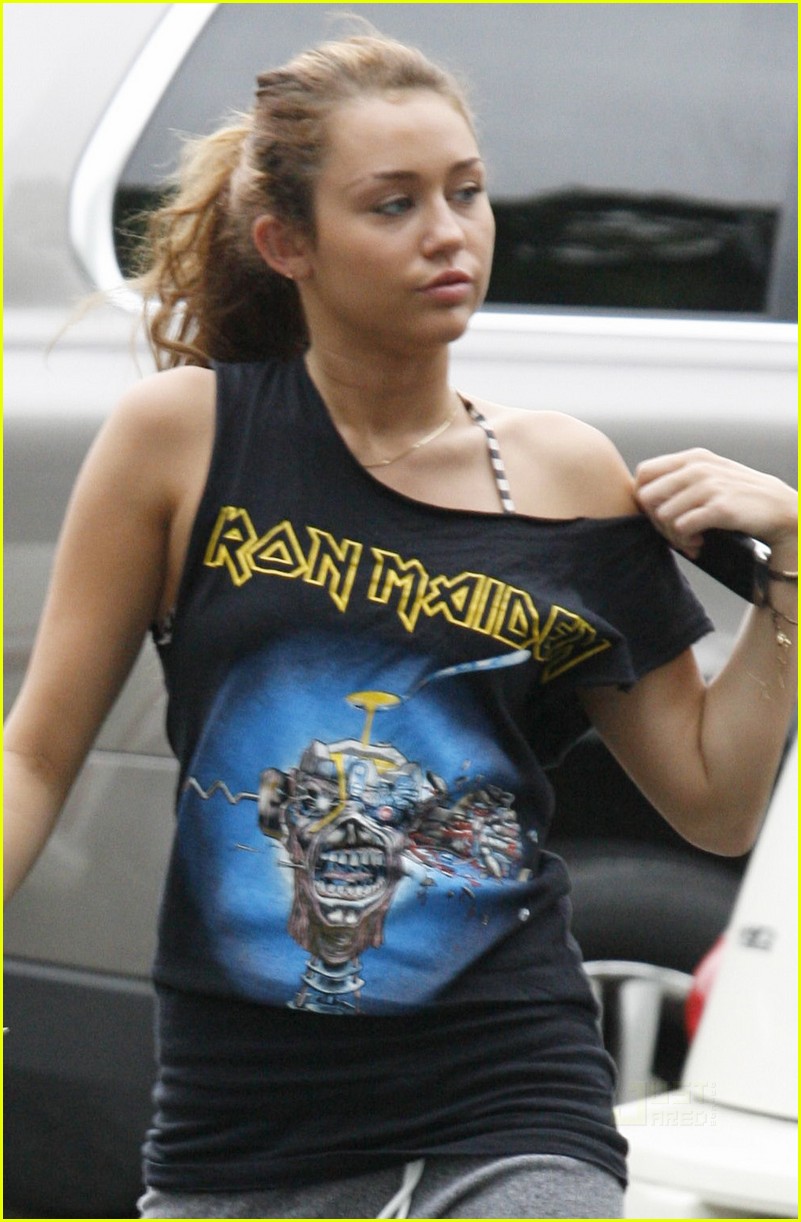 Miley Cyrus is an Iron Maiden 