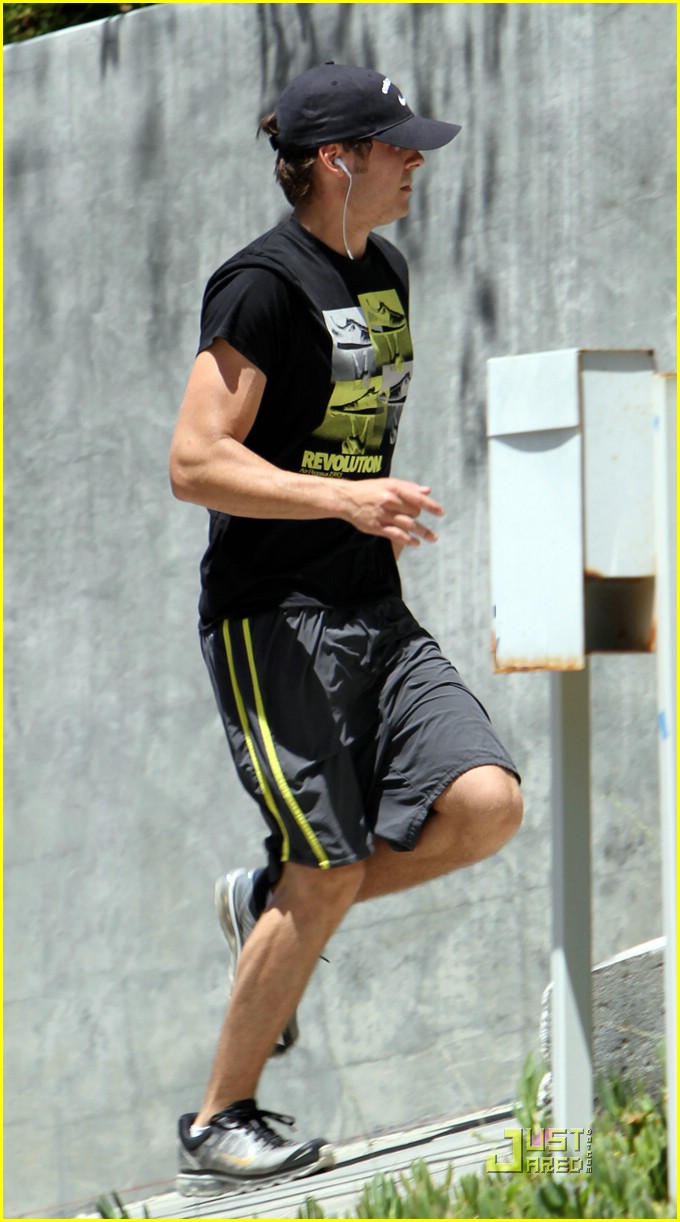 Zac Efron is a Revolution Runner